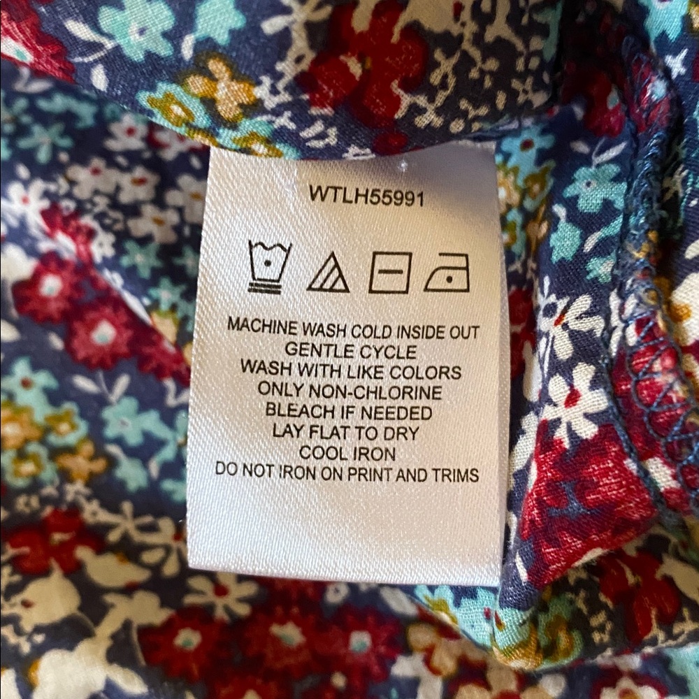 Wrangler Multicolor Floral Women’s Shirt Large - Picture 4 of 7